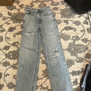 Pacsun straight leg light wash jeans